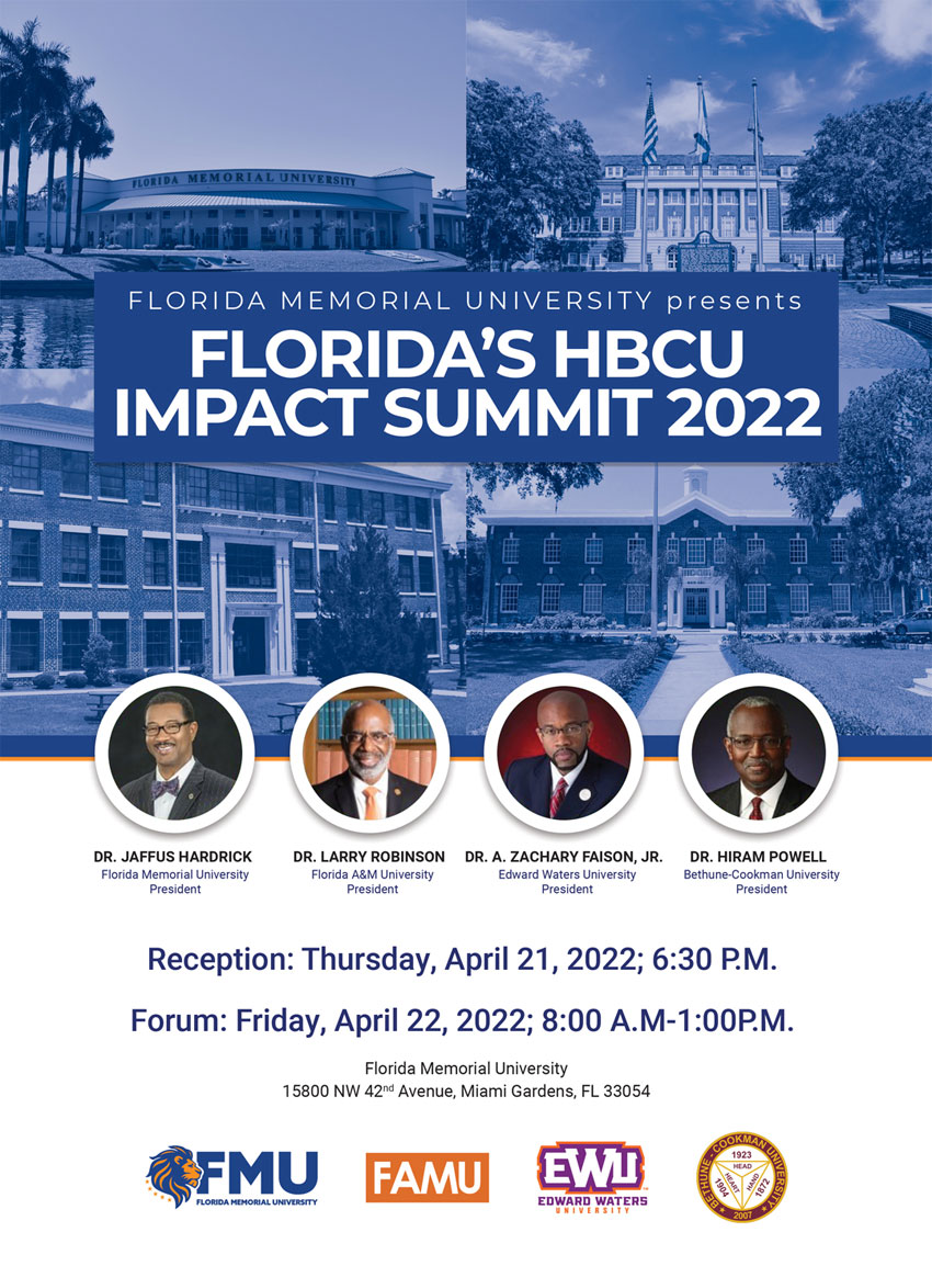 Florida’s HBCU Impact Summit flyer