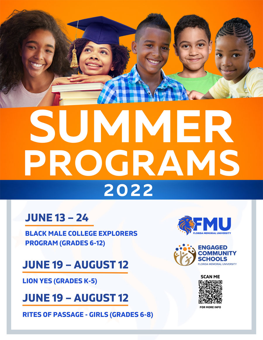 2022 summer programs flyer