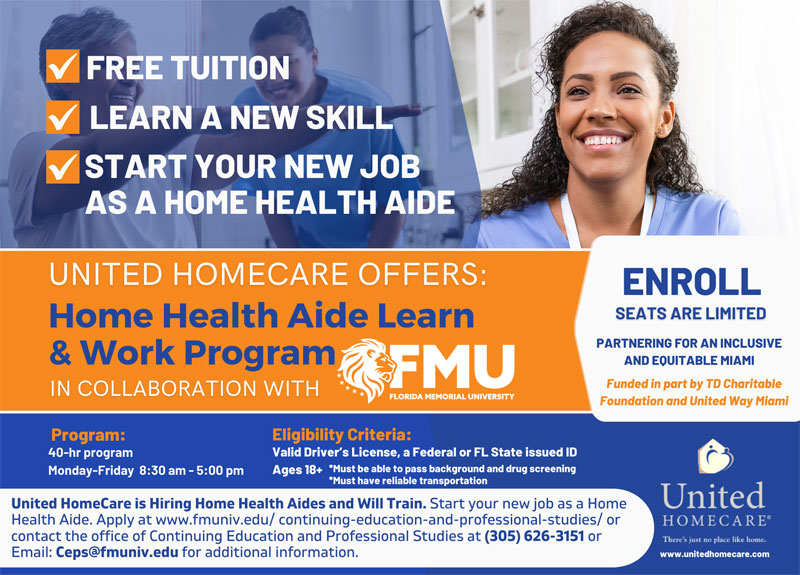 Home health aide flyer