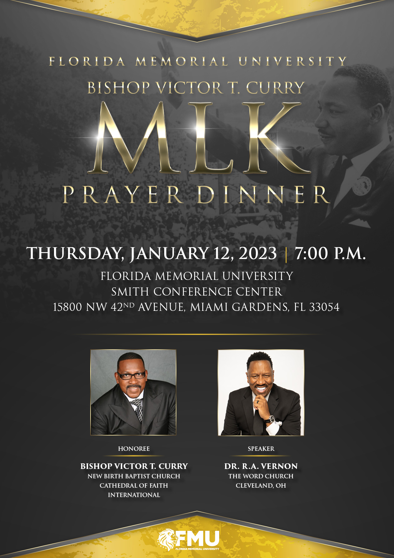 Bishop Victor T. Curry MLK Prayer Dinner